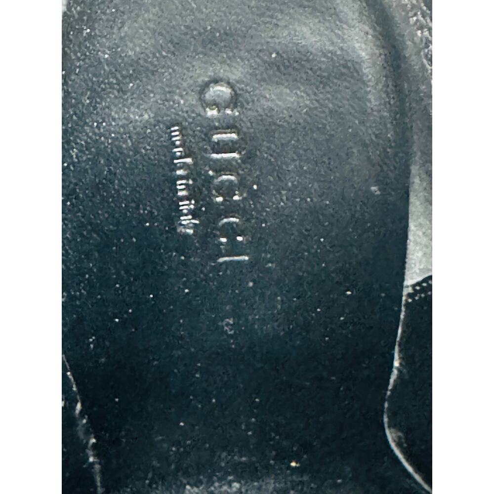 Gucci Trish Runway Black Leather Pull-On High Heel Ankle Boots EU 37 - Picture 4 of 10